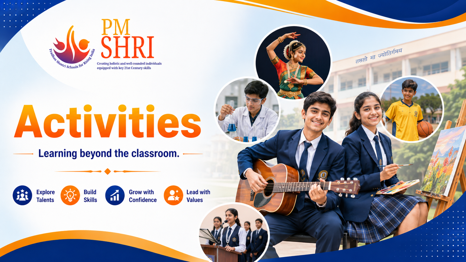 Student activities at PM SHRI Govt Sr Sec School, Sandwa