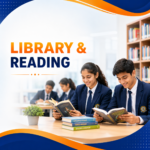 Library and reading at PM SHRI Govt Sr Sec School, Sandwa