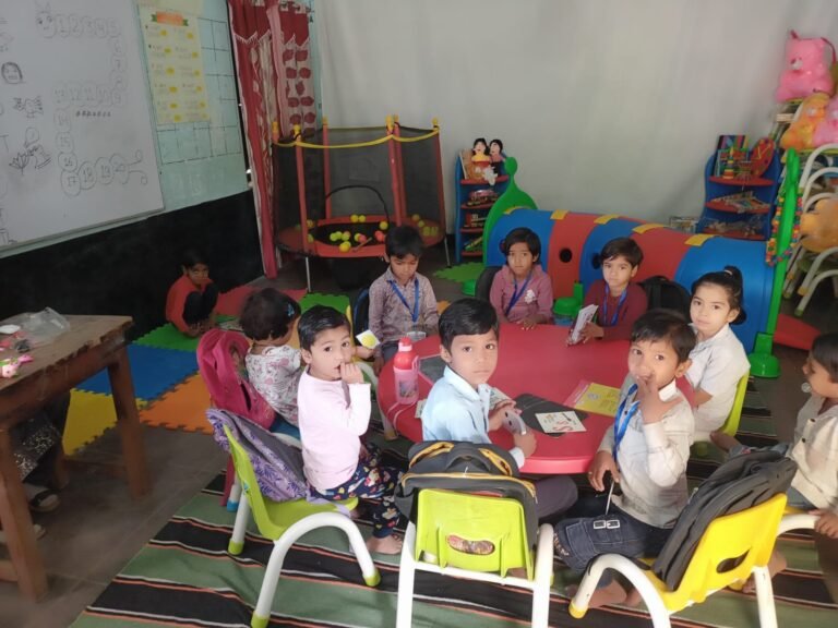 Classroom activity with primary students