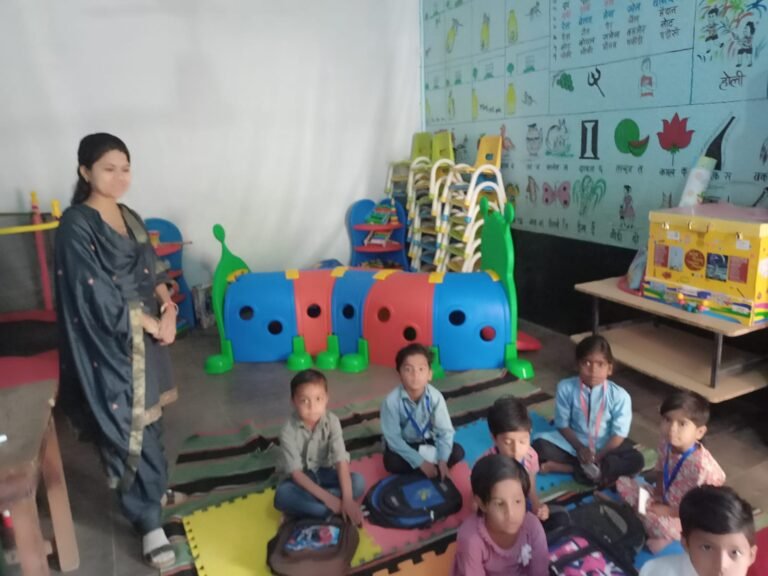 Students participating in classroom learning