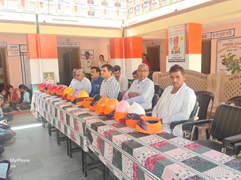 School staff and guests during campus event