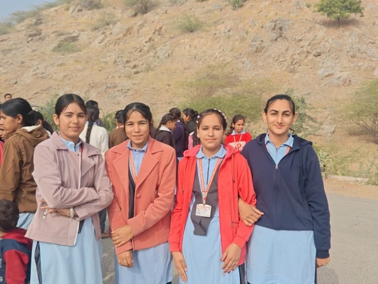 Students during an outdoor learning visit